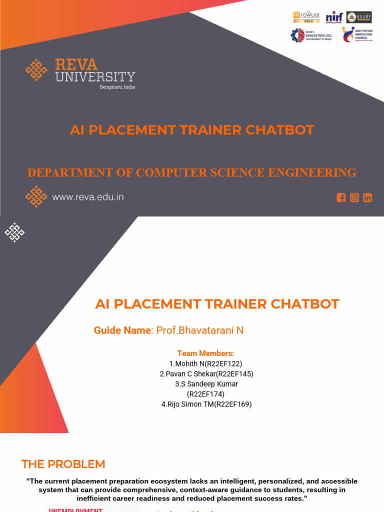 AI Placement Trainer Chatbot Overview | PDF | Artificial Intelligence ...