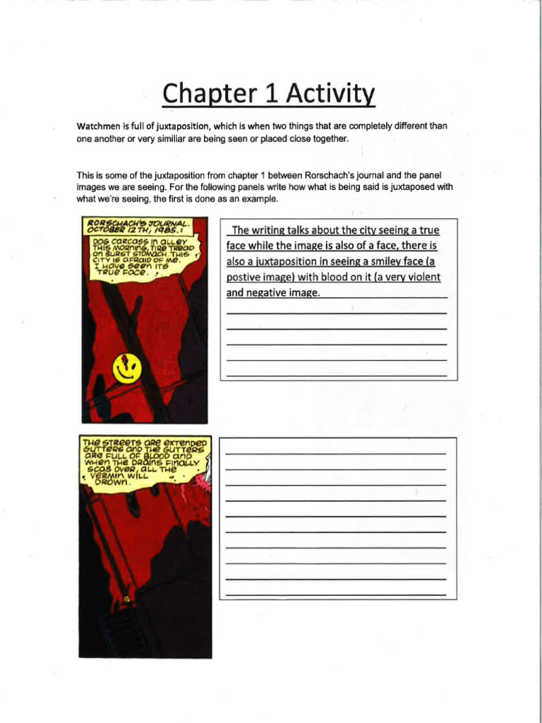 Watchmen Ch 1 Activity Pdf