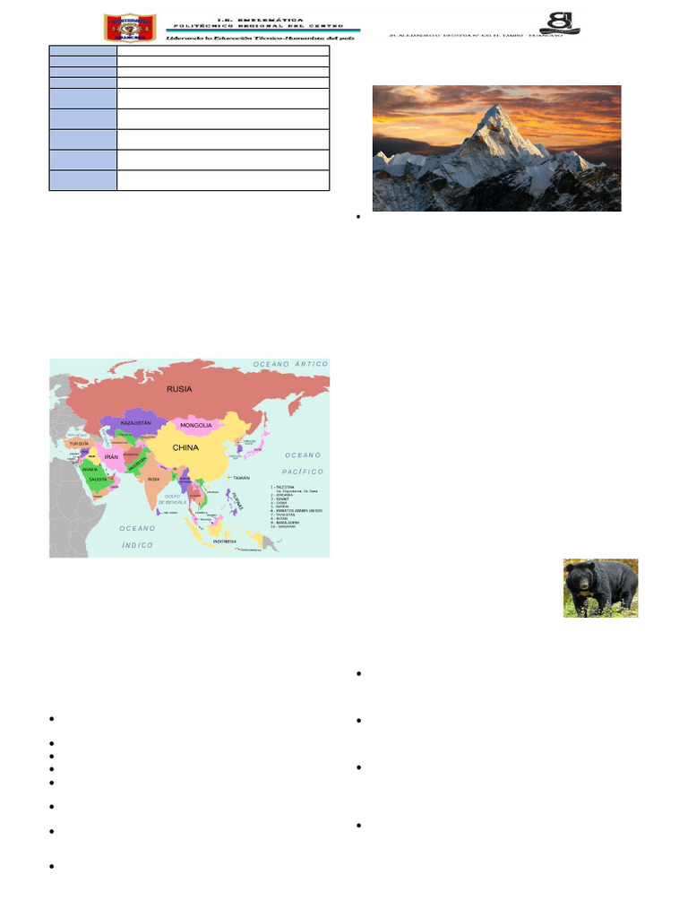 5. Asia | PDF | Asia | Clima