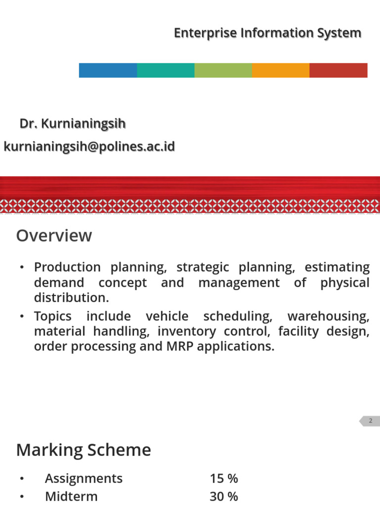 Enterprise Information System Overview | PDF