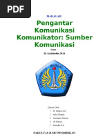 Download Makalah KomunikatorSumber Komunikasi by M Saikhul Arif SN85563682 doc pdf