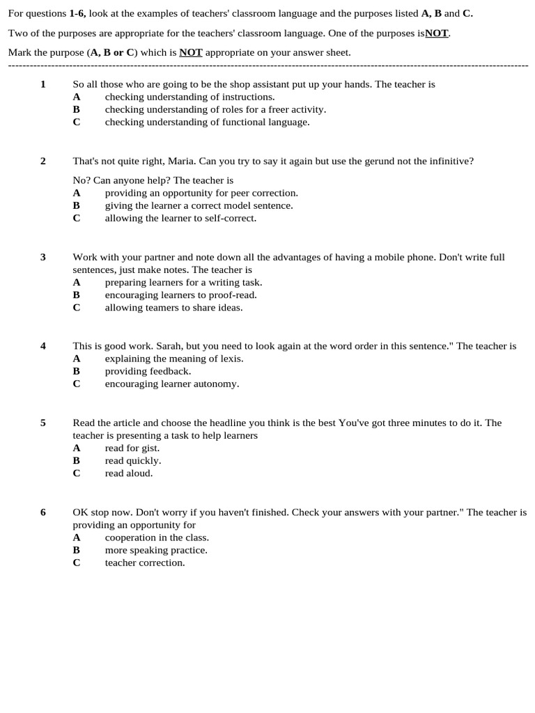 Classroom Language Assessment Guide | PDF | Teachers | Learning