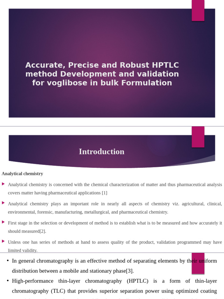 HPTLC Method Development and Validation For Voglibose in Bulk Form ...