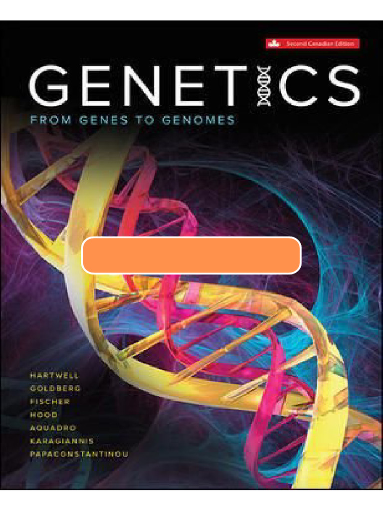 Testbank For Genetics 2nd Canadian Edition Hartwell Solution Manual ...