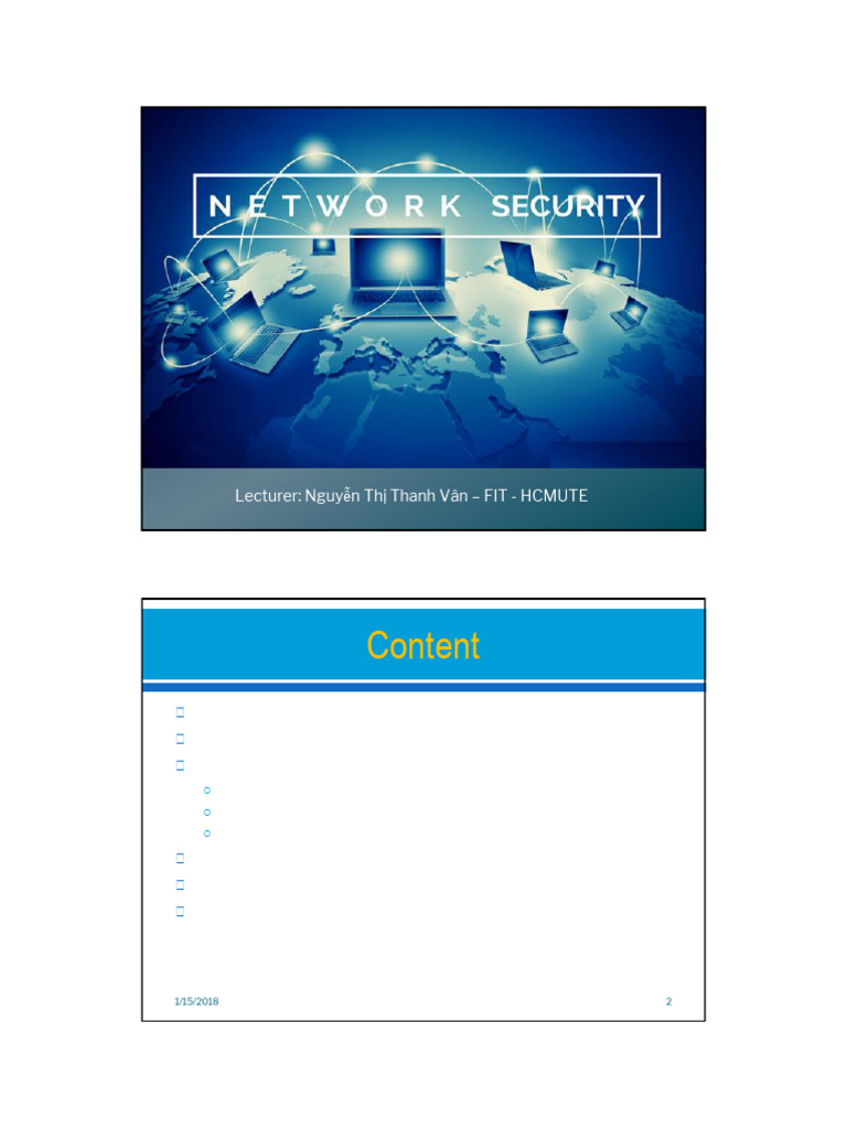 Network Security Overview and Concepts | PDF | Security | Computer Security