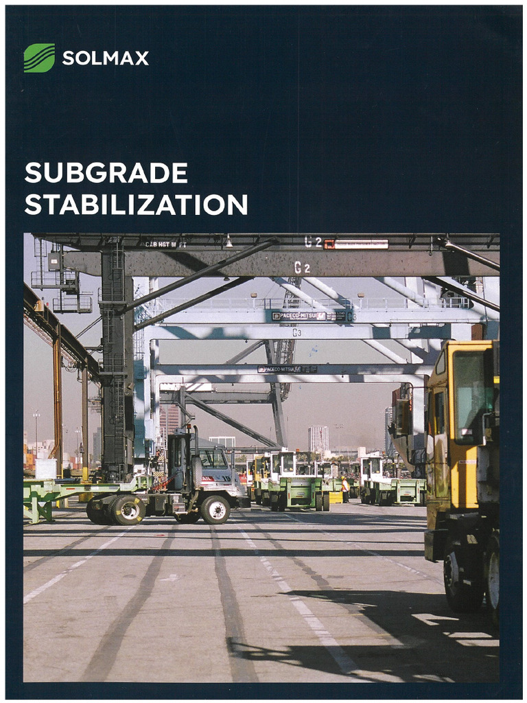Solmax Subgrade Stabilization Brochure | PDF