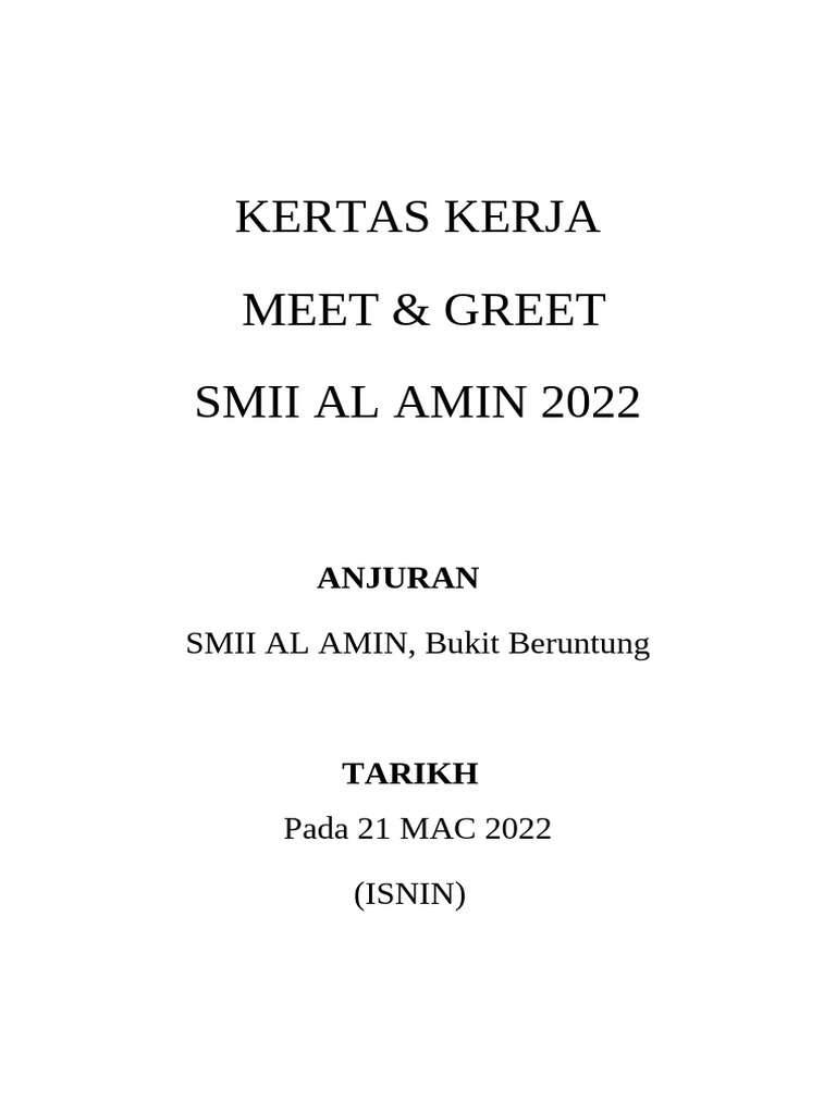 Meet & Greet | PDF