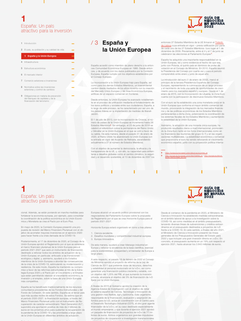 España y La Unión Europea | PDF | España | Euro