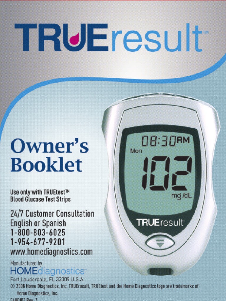 True Result Userguide | PDF | Blood Sugar | Battery (Electricity)