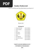 Download makalah kanker kolorektal by Claudia Selviyanti SN85565780 doc pdf