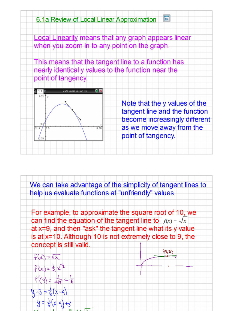 6.1 Euler's Method PDF