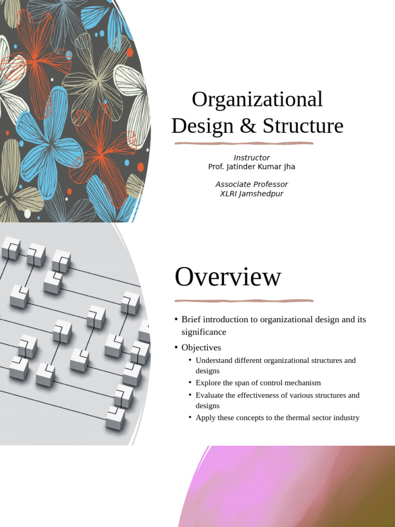 Org Design - Structure - Prof JKJha | PDF | Systems Theory | Regulatory ...