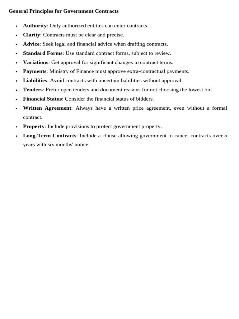 Government Contracting Principles Guide | PDF | Audit | Government Spending