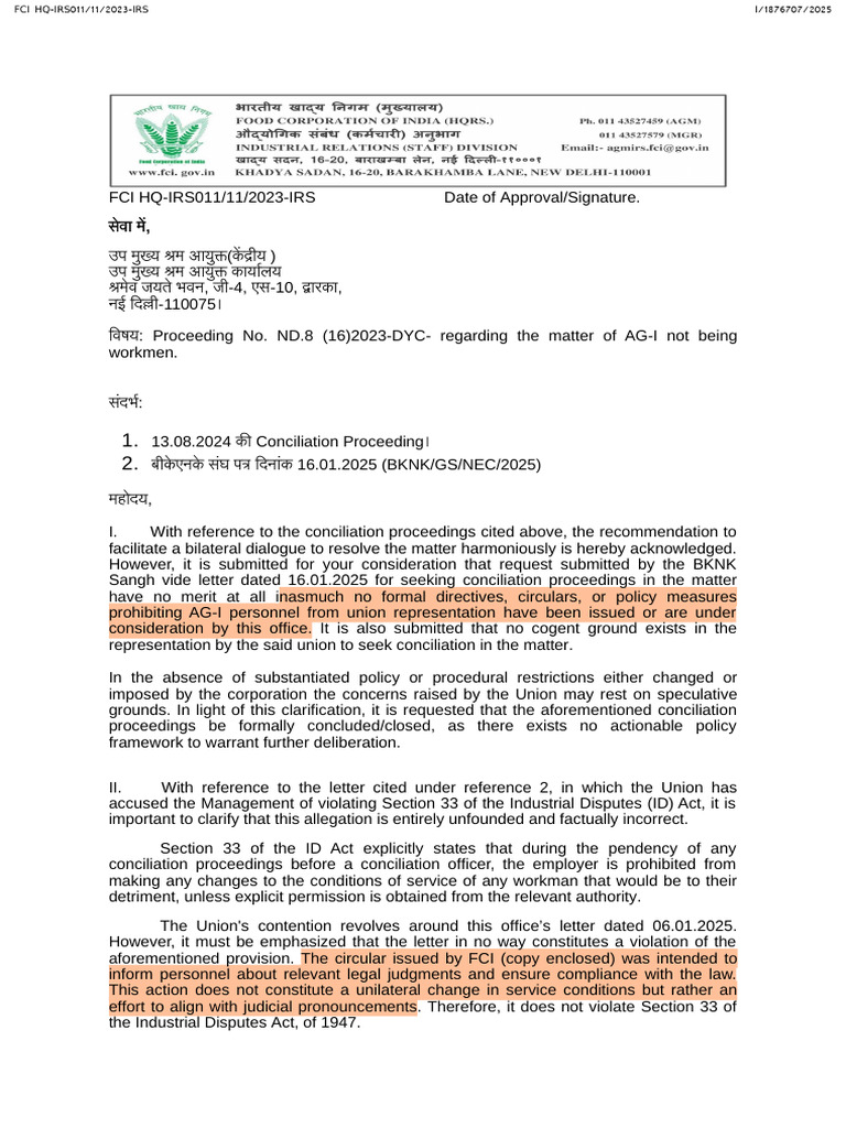 Closure of Conciliation Proceedings Notice | PDF | Common Law | Government