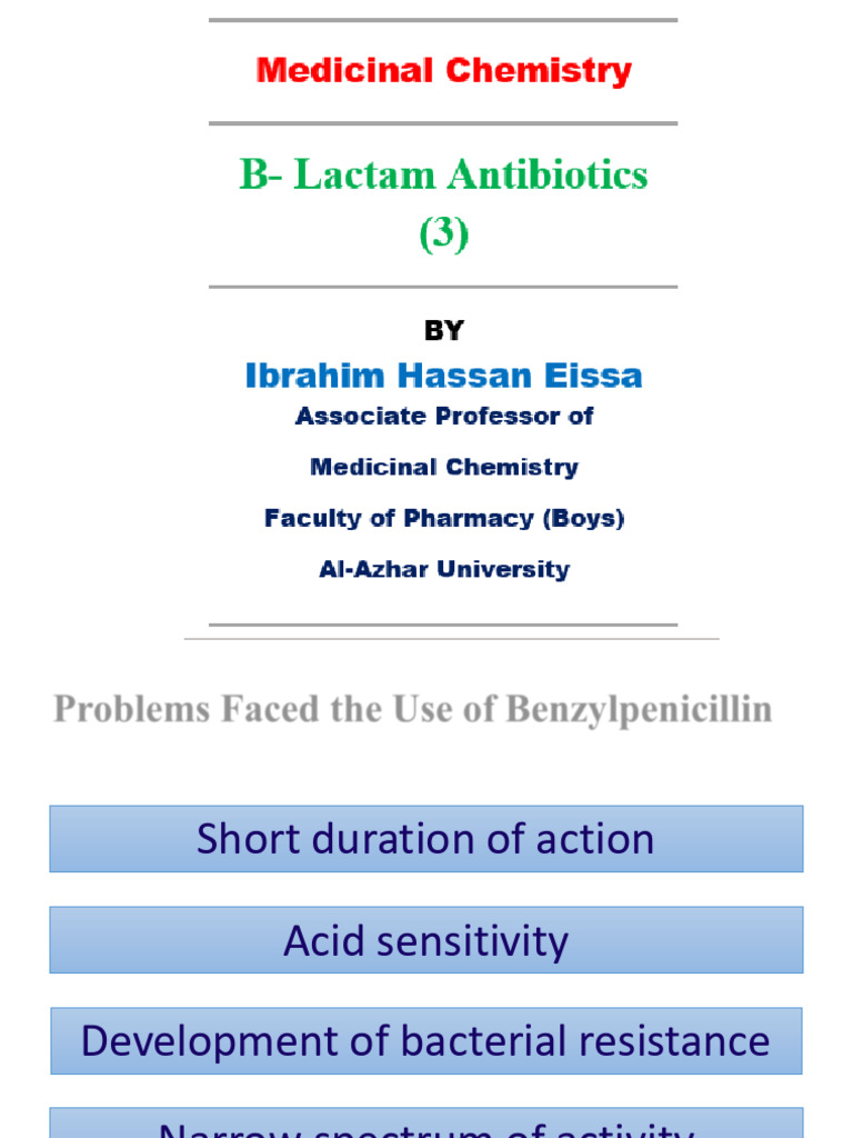 4 - Antibacterial Agents 4 | PDF | Penicillin | Beta Lactamase