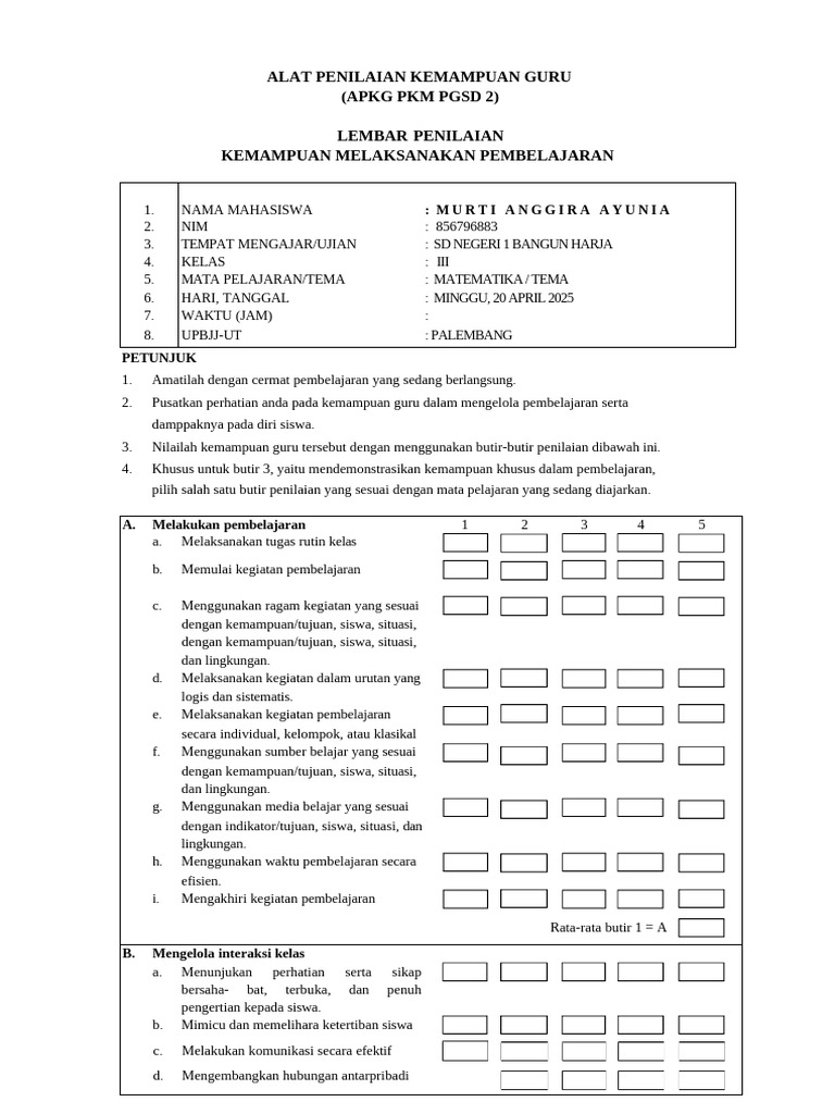 Apkg 1 Dan 2 PKM Ut | PDF