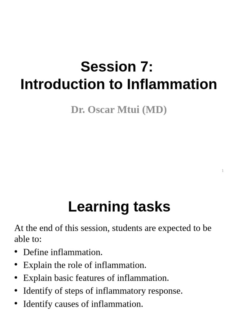 Understanding Inflammation Basics | PDF | Inflammation | Medical ...