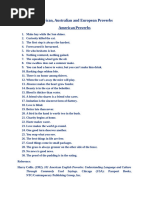 English Proverbs - WordMint - Answer Key | PDF