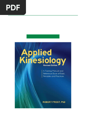 Applied Kinesiology Training Manual | PDF | Musculoskeletal System