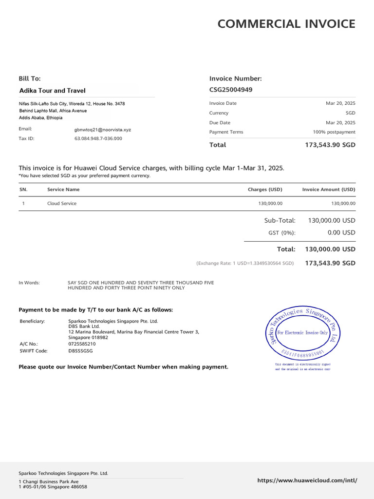 CSG25004949-Adika Tour and Travel | PDF | Economy Of Asia | International  Finance