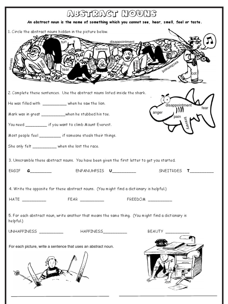 concrete-abstract-nouns-worksheet-circle-the-nouns-worksheet-for-grade-2-download-worksheet