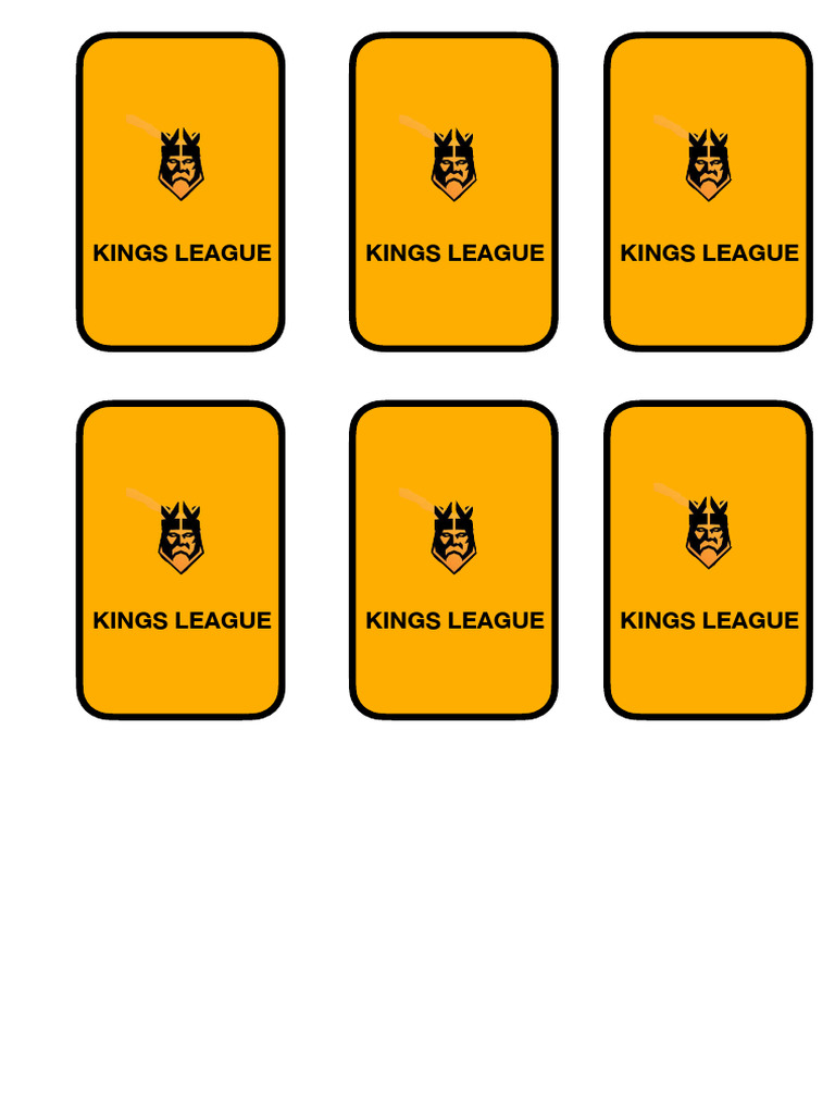 Cartas King League Futbol | PDF