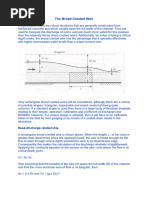 Weir Design: Broad-Crested vs Ogee | PDF