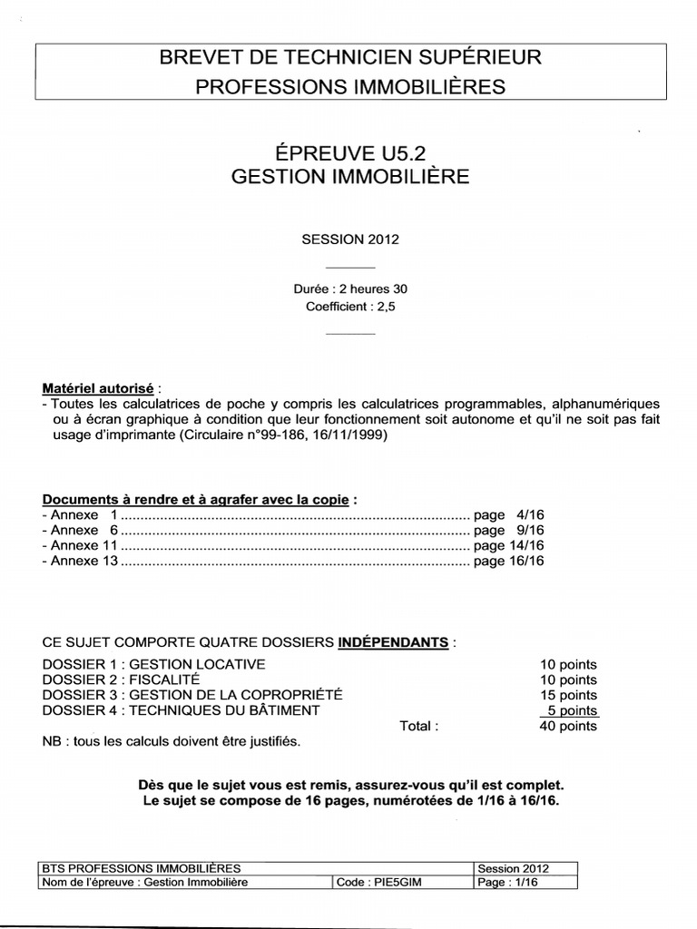 BTS-PI-gestion-2012 | PDF