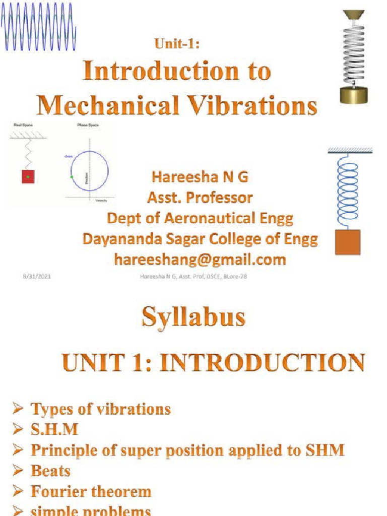 Mechanical Vibration An Introduction 30572471 | PDF