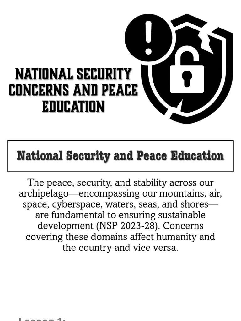 National Security and Peace Education Insights | PDF | Peace | Nonviolence