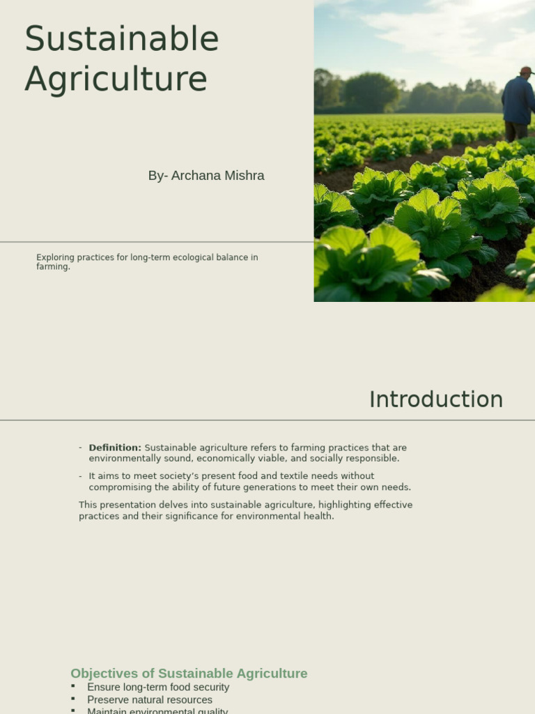PDF Maker 1746005661027 | PDF | Sustainable Agriculture | Agriculture