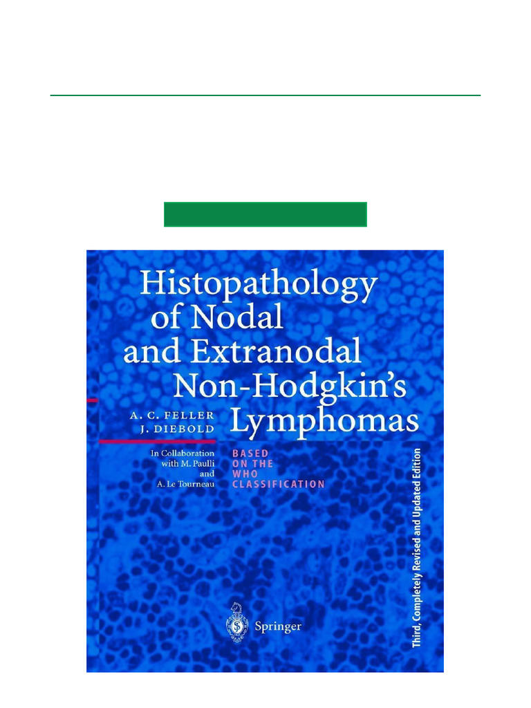 Histopathology of Nodal and Extranodal Non Hodgkins Lymphomas 3rd ...