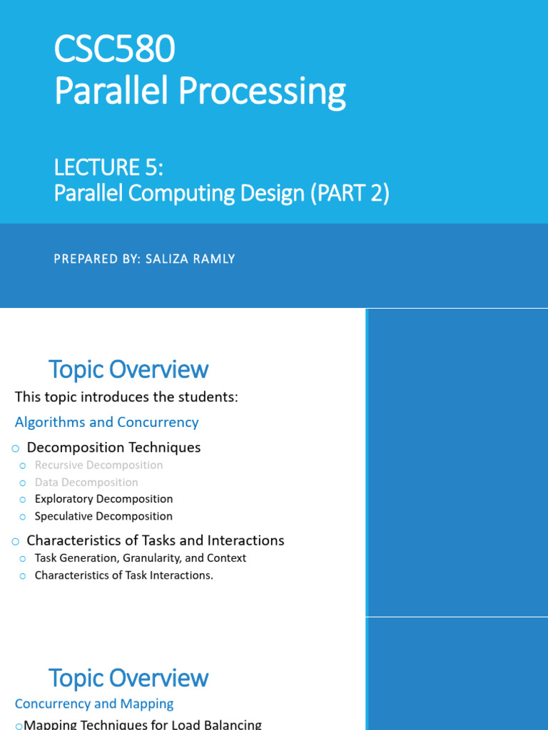 Parallel Computing Design Techniques | PDF | Matrix (Mathematics ...