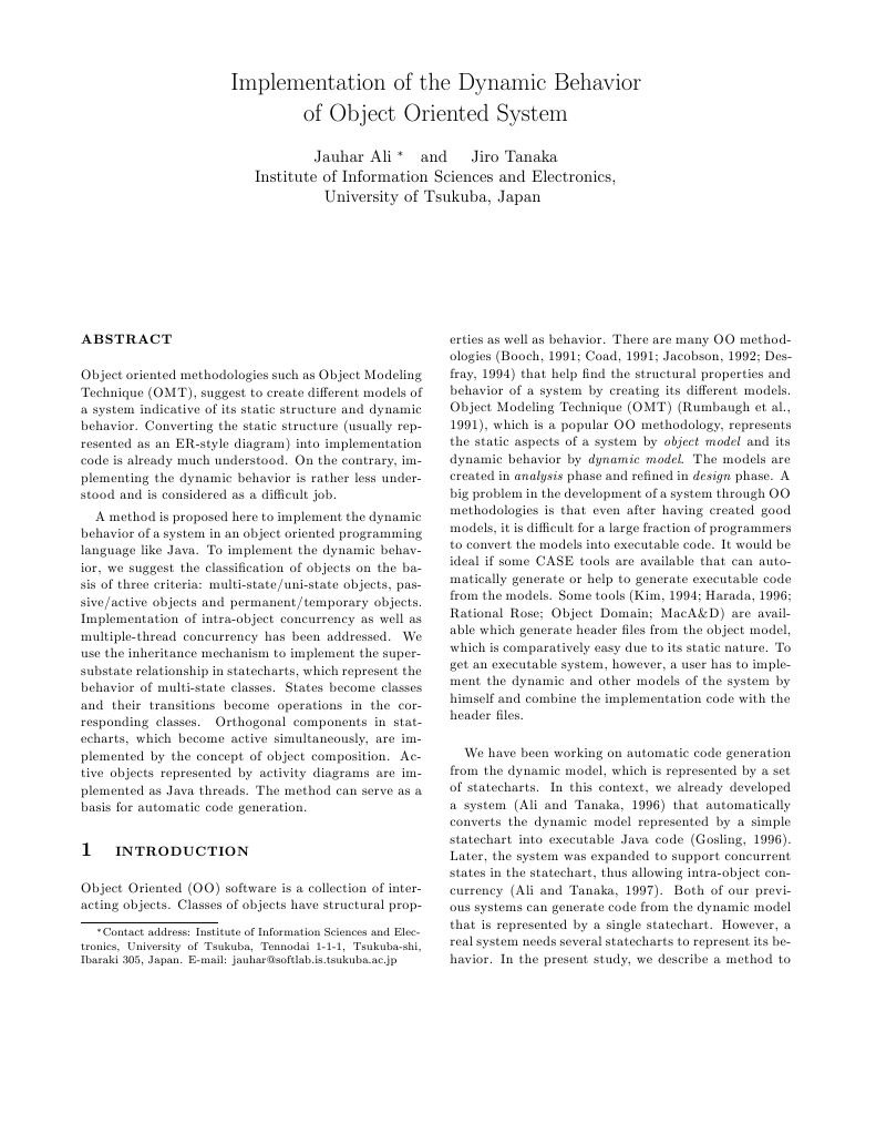 Implementing Dynamic Behavior in OOP | PDF | Class (Computer ...