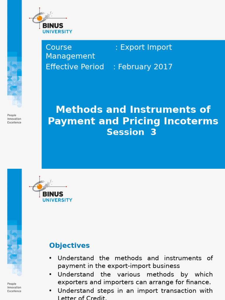 Z03320010220164031buss7006 D5379 Sesi2 3 | PDF | Letter Of Credit ...