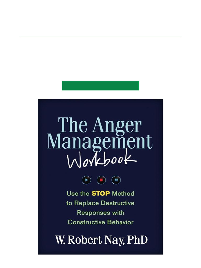 Anger Management Workbook: The STOP Method | PDF | Anger | Emotions