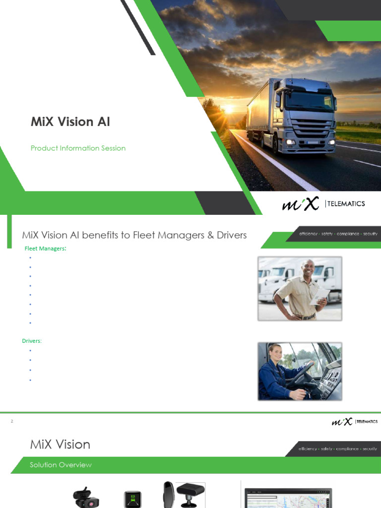MiX Vision AI - Presentation | PDF | Vehicles | Transport