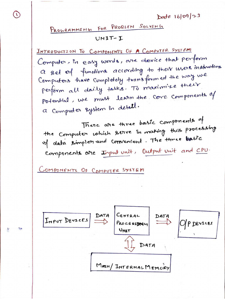 PPS Unit 1 | PDF