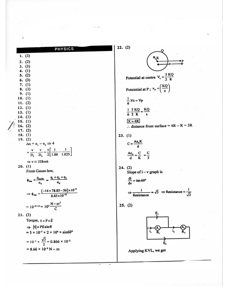 Mock Test - 08 Solution | PDF