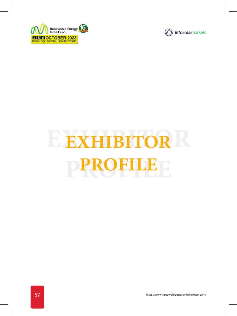 REI Show Directory Industry 2023 | PDF | Photovoltaics
