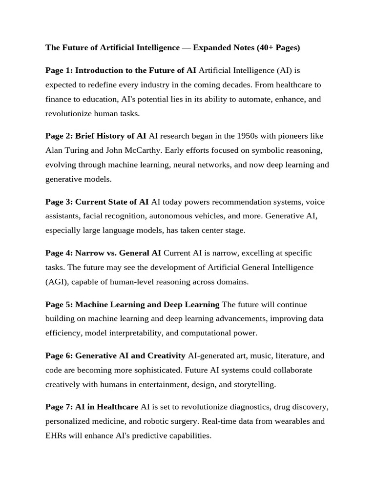 AI: Pros and Cons Explored | PDF | Artificial Intelligence ...