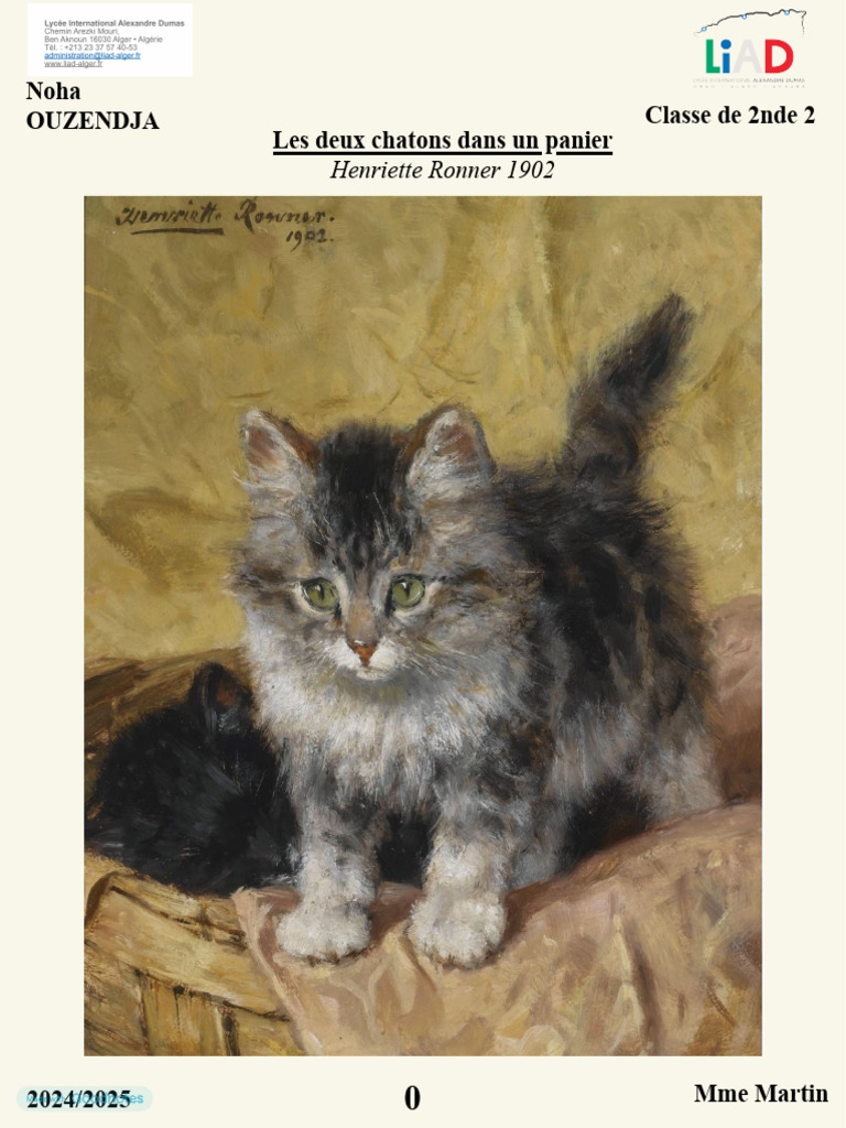 Poésie des chats : Émotions et styles | PDF | Chats | Poésie