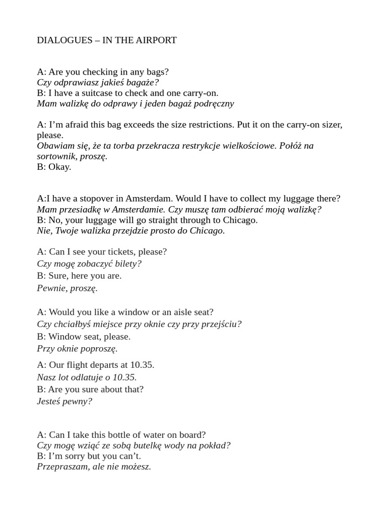 Dialog I | PDF