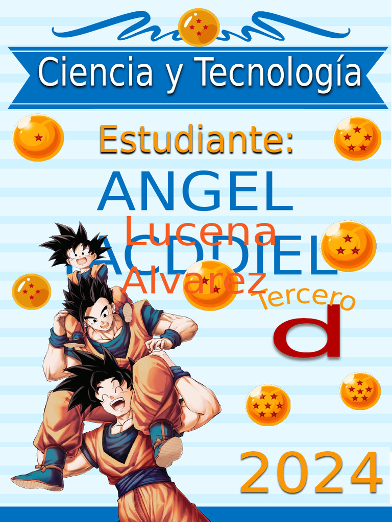 Ciencia y Tecnologia Caratula Dragon Ball Z | PDF