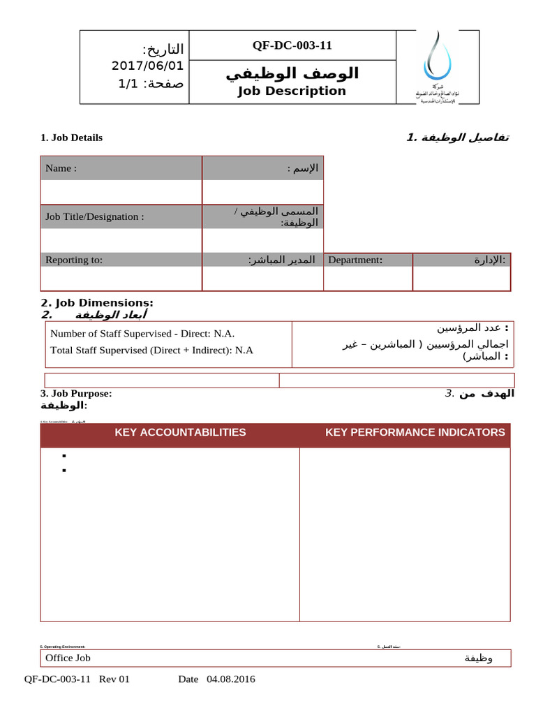Job Description T | PDF