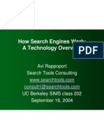 How Search Engines Work: A Technology Overview: Avi Rappoport Search Tools Consulting