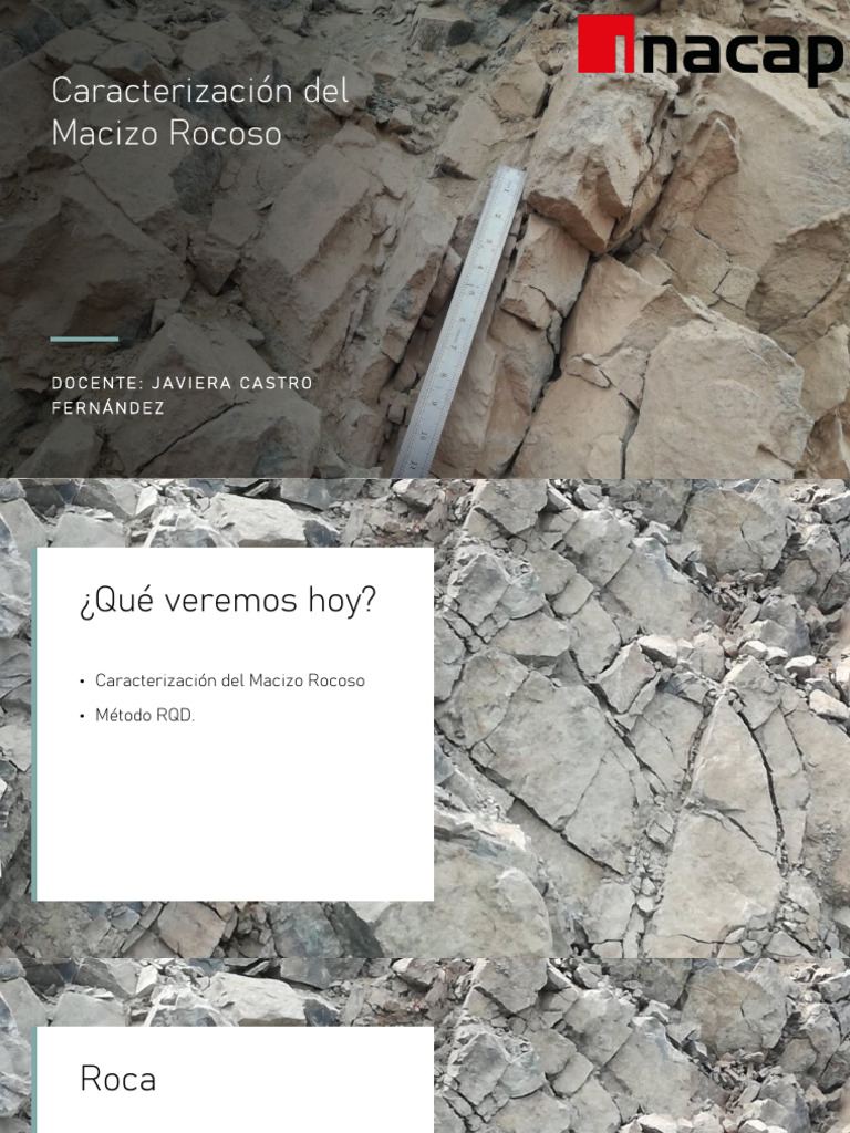 Caracterización Geotécnica del Macizo Rocoso | PDF | Roca (geología ...