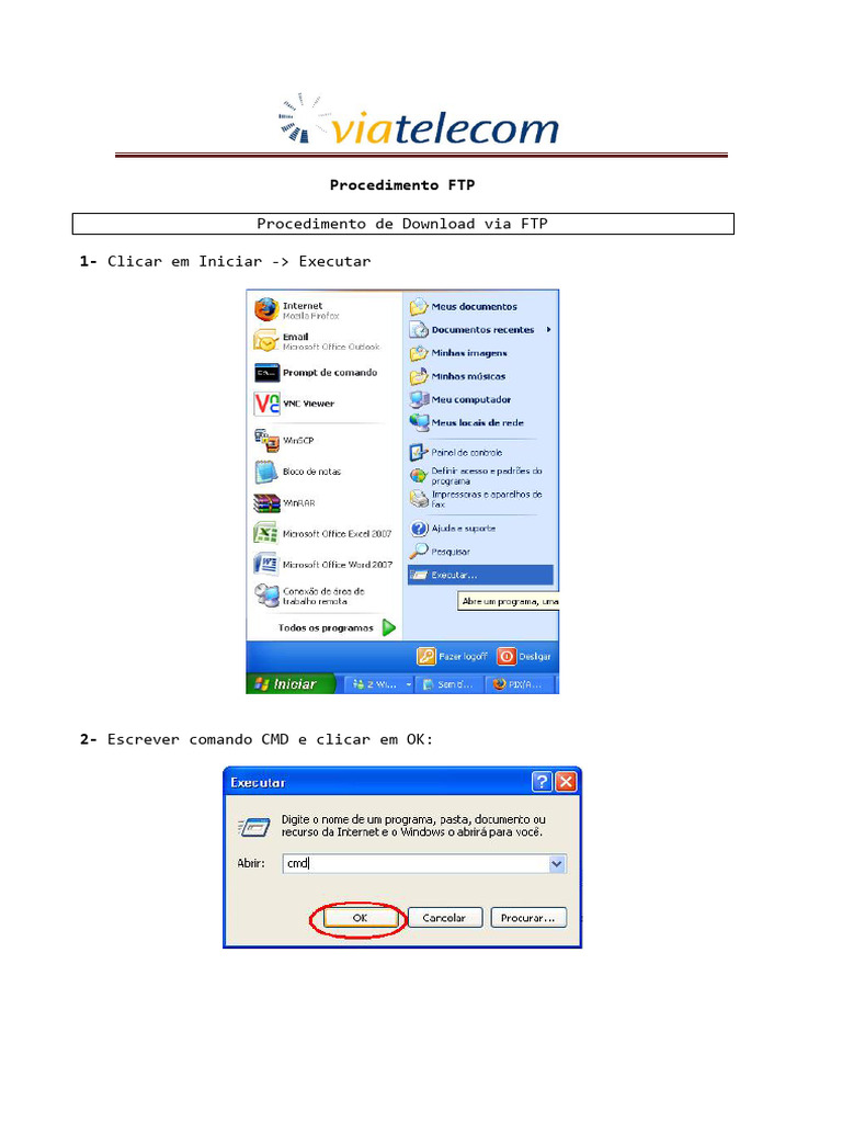 Download de Arquivo via FTP | PDF