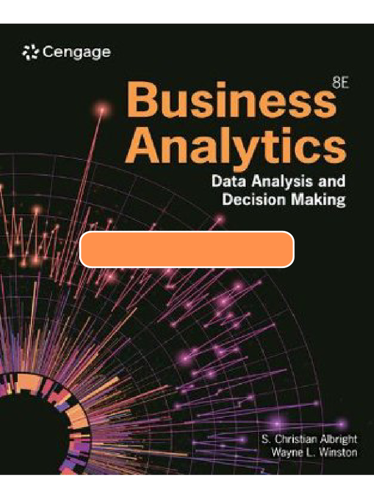 Testbank For Business Analytics Data Analysis and Decision Making 8th ...