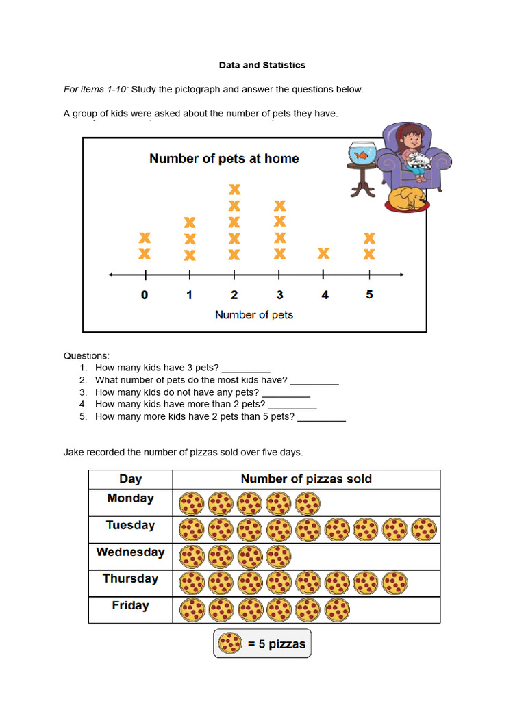 Grade 1 Data Handling Activities | PDF